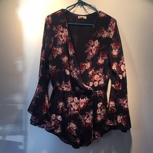 Floral romper!